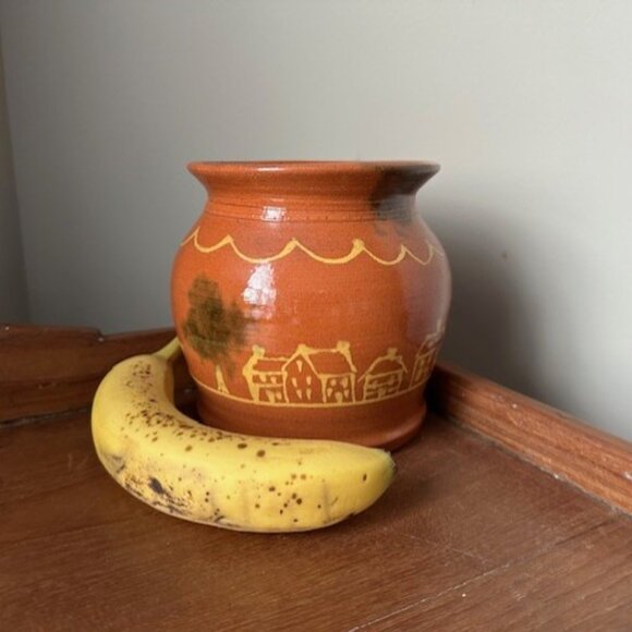 Vintage Pennsylvania Redware Pottery Pot - Picture 7 of 7